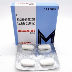Tricavac-250 (Триклабендазол 250мг) 4таблетки